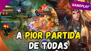 BOTS+PLAYER RUIM= PIOR PARTIDA DE TODAS...ATÉ AQUI | HONOR OF KINGS