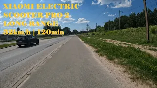 XIAOMI ELECTRIC SCOOTER PRO 2 LONG RANGE | 120 minutes | 32km ride in LATVIA