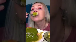 #mukbang перец фаршированный, капуста