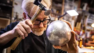 Adam Savage Takes the Aluminum Foil Ball Challenge!