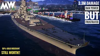 IJN Yamato - 7k/Gold Still worth or not!! - 2.3M damage Online gameplay - Modern Warships