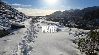 4K A snowy walk with a view - Blaenau Ffestiniog