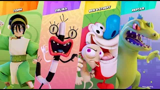 Toph Episode 5 - Nickelodeon All Star Brawl - 20 min Gameplay
