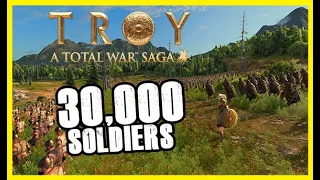 30,000 Man Massive Battle - Total War: Troy