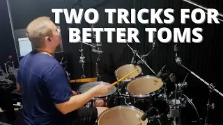 Two Tricks for Better Tom Recordings