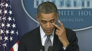 Connecticut School Shooting at Sandy Hook Elementary: Obama's Emotional Address 'Hearts Are Broken'