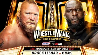 WWE 2K23: Omos vs. Brock Lesnar (Wrestlemania 39 Simulation)