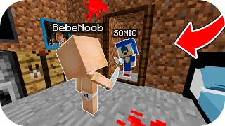 ¡BEBE NOOB SE CONVIERTE EN SONIC! 😱 | NOOB VS PRO EN MINECRAFT TROLL + ROLEPLAY