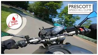 Prescott Speed Hill Climb Onboard | Blood Bikes fundraiser | ASMR Engine Noise | POV