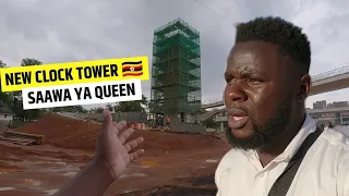 Kampala Flyover Updates, New Clock Tower (Saawa Ya Queen) Road Tarmacking & Footbridges