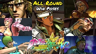 All Mid Match Poses-JoJo's Bizarre Adventure All Star Battle R