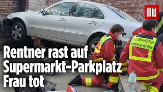 Tödlicher Unfall auf einem Rewe-Parkplatz in Mülheim an der Ruhr