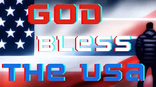 God Bless The USA illustrated by A.I By Lee Greenwood Fourth of July song karaoke lyric video