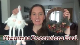 Christmas Decorations Haul - John Lewis | Poundland | Sainsburys