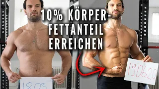 10% Körperfettanteil erreichen (3 Dinge die Du wissen musst)