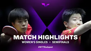 Wang Yidi vs Sun Yingsha | WS | WTT Champions European Summer Series 2022 (SF)