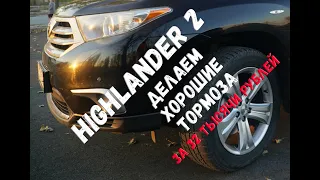 Как раз и навсегда решить проблему с плохими тормозами Хайлендер 2 (Highlander 2)