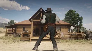 extended loop of John Marston Twerking