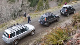 PNWCRV Washington CRV meet. OFF-ROAD at capitol state forest.