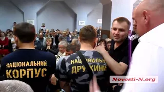 Видео "Новости-N": "Нацкорпус" пытался сорвать встречу с нардепом