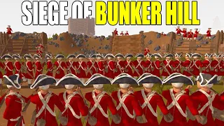 British Army SIEGE of BUNKER HILL in New American Revolution Mod! - Rising Front
