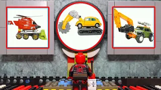 Full Transformers LEGO Cars experemental Bumblebee, Tobot & Spiderman, Hulk! Robot Film compilation