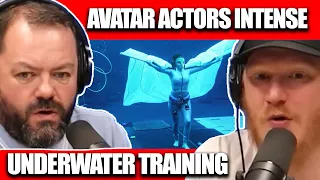 Avatar Actors Intense Under Water Training | OFFICE BLOKES REACT!!