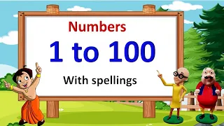 1 to 100 spellings|1 to 100 in English|1 to 100 number|1 to 100 spelling song|onetohundred spelling