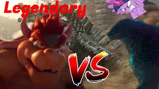 Godzilla vs Bowser￼- legendary￼