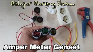 CARA PASANG AMPER METER PANEL GENSET | TEST UJI COBA BEBAN