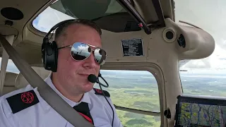 My first Solo cross-country with map fail and rain avoidance