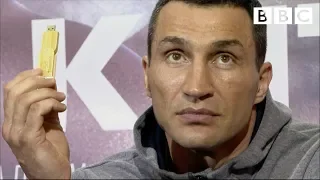 Wladimir Klitschko's intense boxing mind games - BBC
