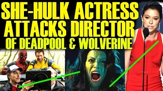 SHE-HULK ACTRESS FREAKS OUT WITH DIRECTOR OF DEADPOOL & WOLVERINE AFTER GETTING FIRED BY DISNEY!