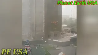 Heavy Hurricane in Moscow Russia | Scary storm in Moscow | Planet Earth USA,