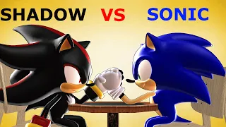 Sonic V.S Shadow - Cartoon Arm Wrestling Episode 4 [Animation]