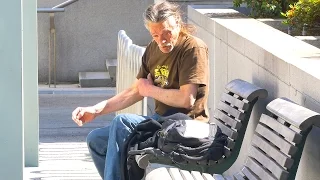 Homeless Man Does Breathtaking Act Social Experiment