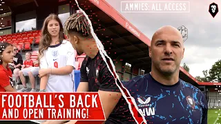 FOOTBALL IS BACK | OPEN TRAINING AND A WINNING START | EP 002