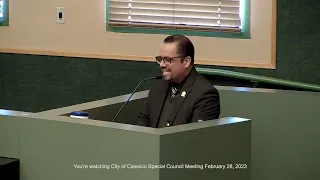 City of Calexico Special Council Meeting February 28, 2023