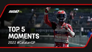 Top 5 Moto3™ Moments | 2022 #CatalanGP