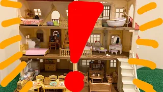 Setting Up The Red Roof Grand Mansion!! | Calico Critters | Sylvanian Families | Stop Motion |