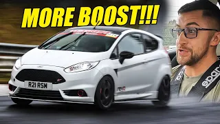 Now on FULL BOOST! 350hp Fiesta ST on the Nürburgring!