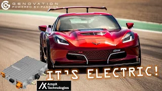 Genovation GXE (212 mph) & AmpX Technologies (lighter, less expensive EV charging)