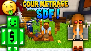 LES SDF DEVENUS RICHE MINECRAFT ! LA FAMILLE DE SDF COURT MÉTRAGE MINECRAFT  FILM RP