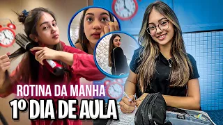 ROTINA DA MANHÃ DO MEU PRIMEIRO DIA DE AULA 2023 | MILA FLORENCIO