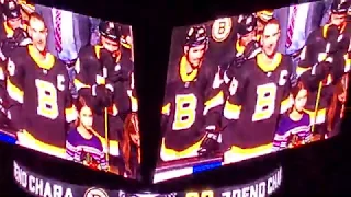 Zdeno Chara pregame tribute | Bruins honor captain