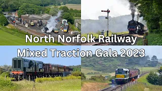 Summer spectacular at the North Norfolk Railway Mixed Traction Gala
