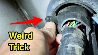 How to run wires from engine bay into the cabin through firewall  - quick & easy method.