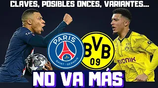 MBAPPE, SANCHO Y UN PARTIDO GIGANTE. LA PREVIA DEL PSG-BORUSSIA DORTMUND, CLAVES DE CHAMPIONS