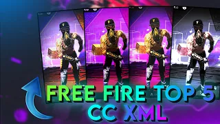 FREE FIRE 5 LOBBY CC PACK Xml 💟 Alight Motion @romjan_mals18