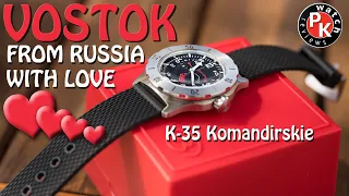 Russia's Gift To The World Vostok K-35 Komandirskie